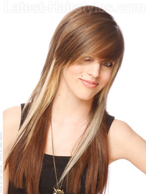Hairstyles For Long Straight Hair With Bangs