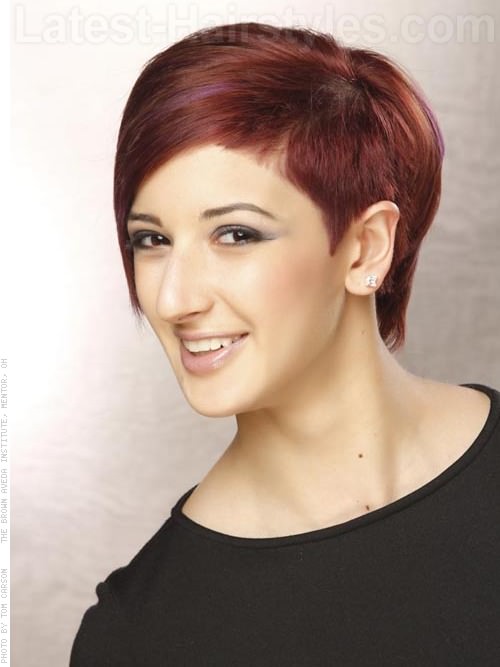 Ruby Red Sculpted Pixie