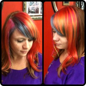 danielle's creative edgy hair