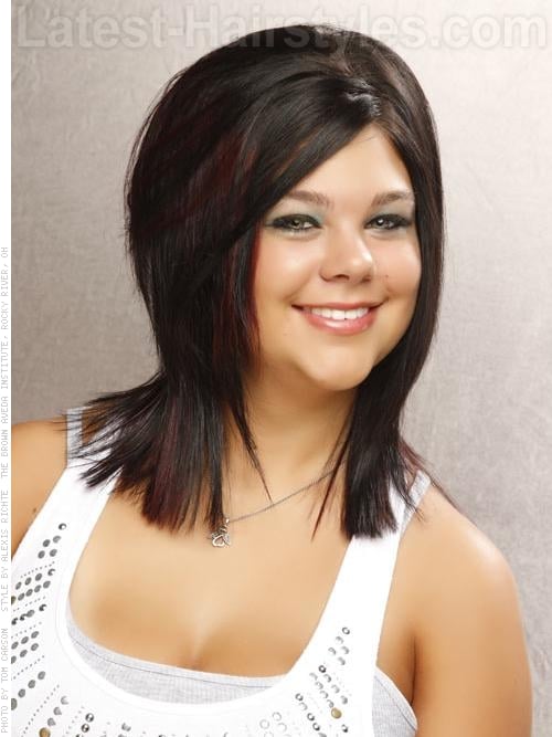 Dark Brown Hairstyles With Lowlights