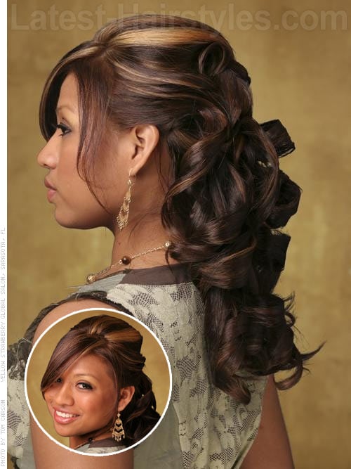 Half Down Updos Prom Free Hairstyles