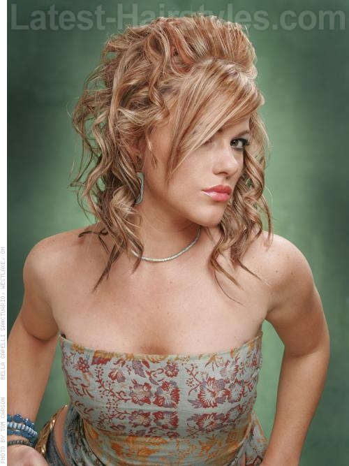 Hairstyles For Prom Half Up Half Down Side