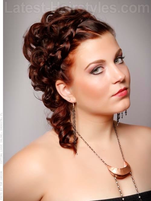 Hairstyles For Prom With Braids And Curls