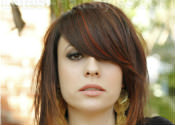 Picture of a layered hairstyle