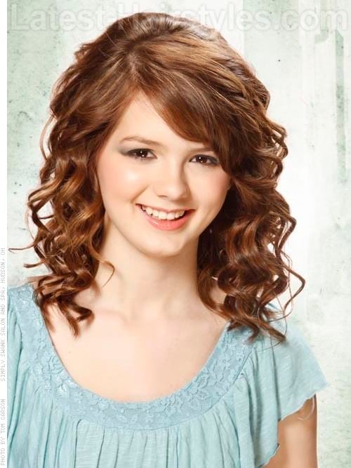 Hairstyles with Bangs for Curly Hair