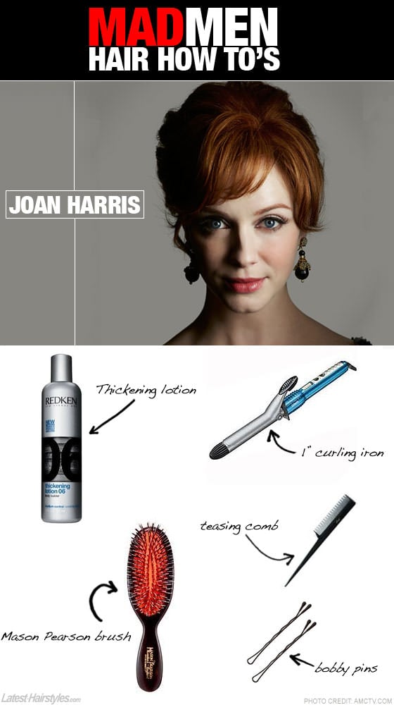 Mad About Mad Men: How to Get Roger and Joanâ€™s Signature Hairstyles