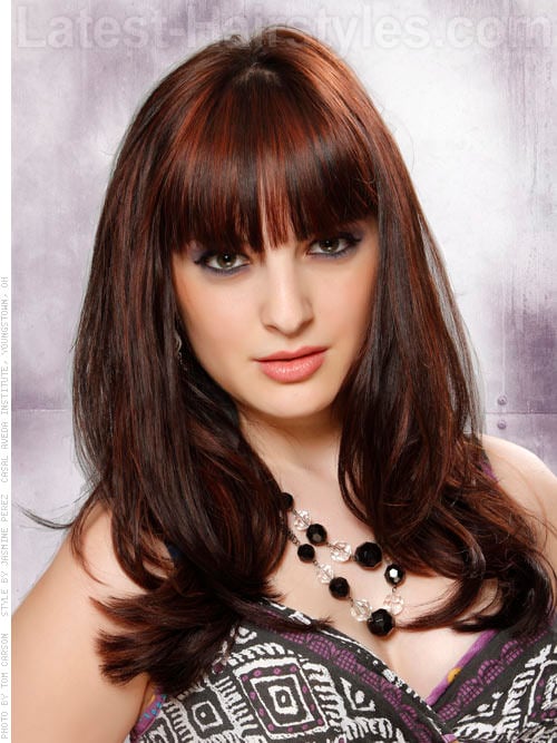 pictures of long hair styles cut