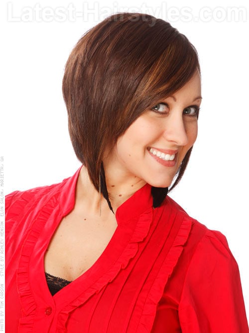 The Skinny Tapered Layered Bob Look Side View