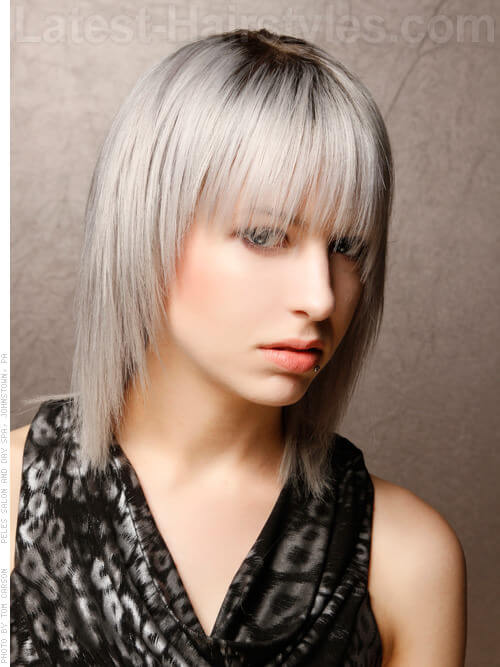 Make Mine Grey Unique Platinum Blonde Shade