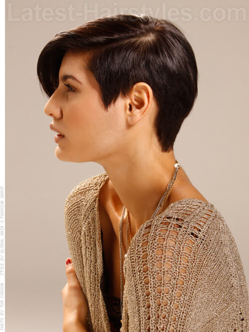 The Undercut Sculpted Look Side View