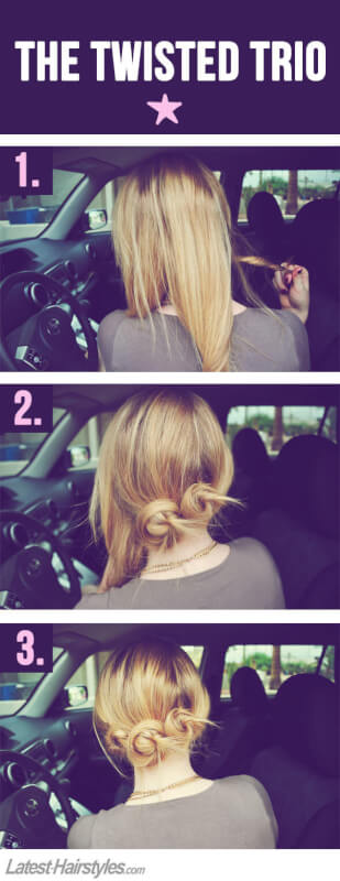 Super Quick & Easy Hairstyles You Can Do in Your (Parked) Car