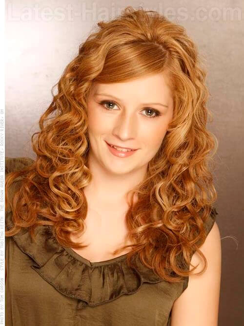 Curly Strawberry Blonde Hair 87