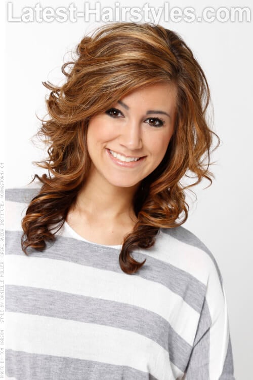 Medium Golden Brown Hair Color With Highlights