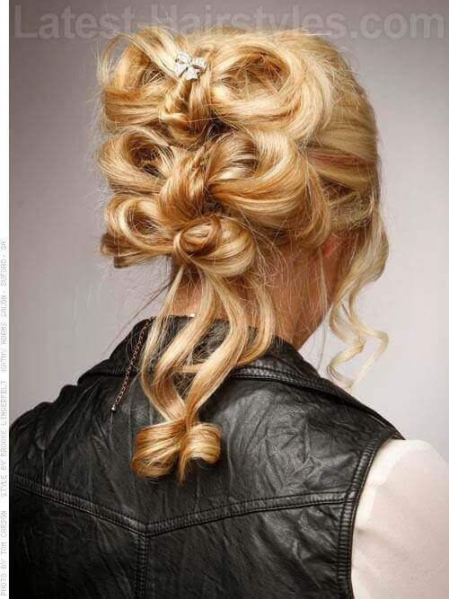 different hair style for prom