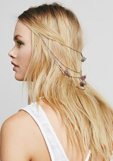 Chain & Feather Back Halo