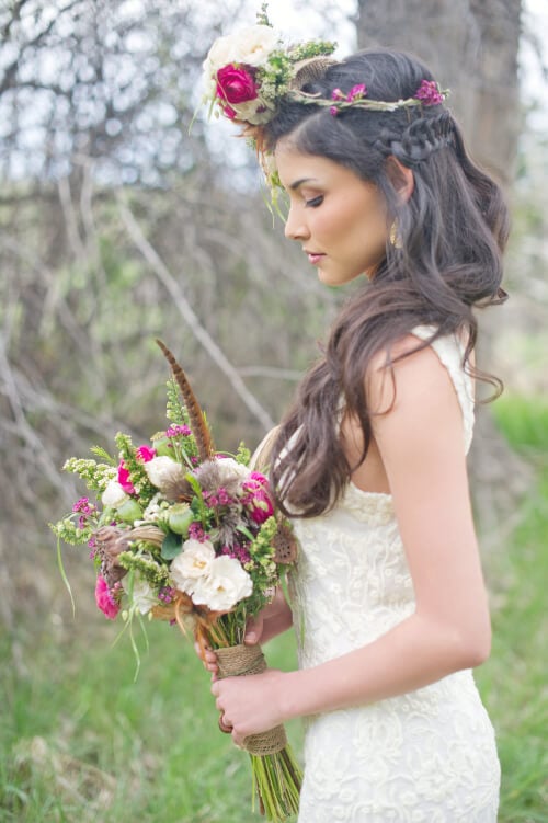 Wedding Hairstyles With Braids And Curls