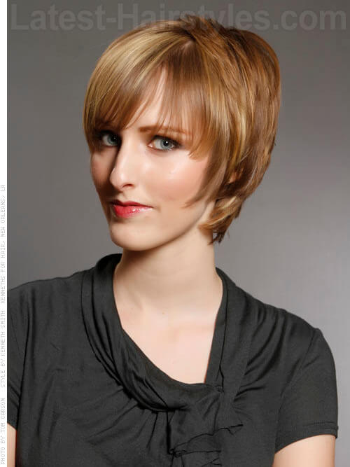 Short Haircut for Women with Fringe
