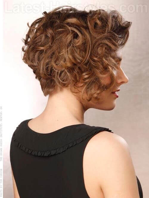 Short Naturally Curly Haircut Side
