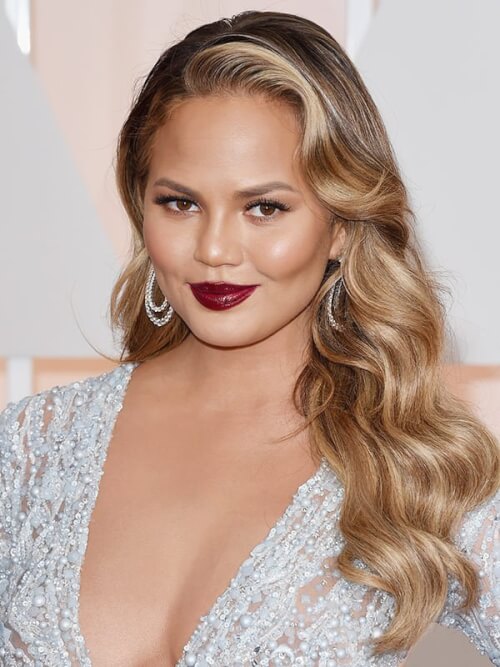 Chrissy Teigen Oscars Hairstyles - The Best Hairstyles from the 2015 Academy Awards