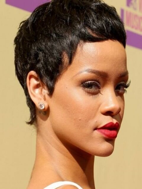 Rihanna - Short Celebrity Hairstyles