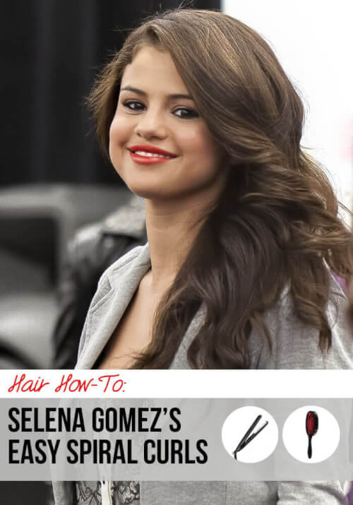 Get The Look: Selena Gomez's Easy Spiral Curls