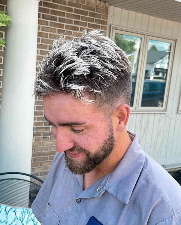 Frosted Tips Are Tending Again Modern Ideas For Men