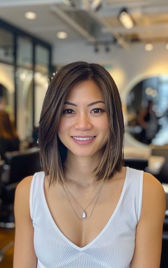 The Best Layered Shoulder Length Hair Ideas Of