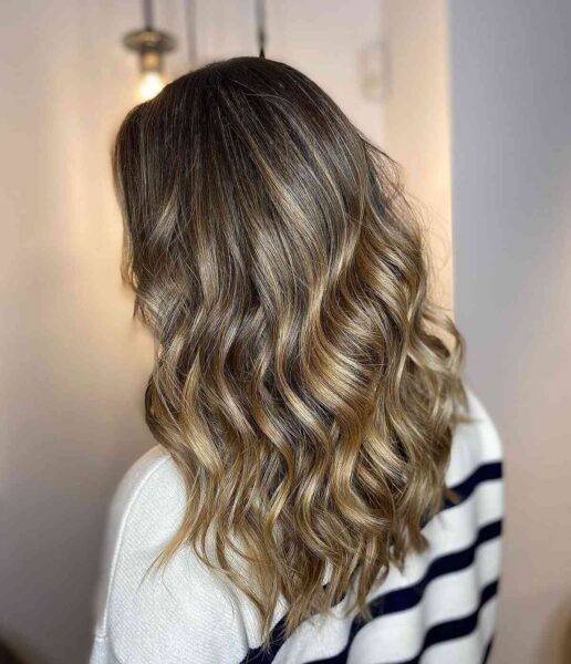 Sweetest Honey Blonde Balayage Hair Color Ideas