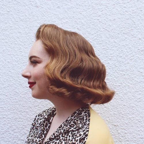 Amazing Finger Waves in 1920s Style