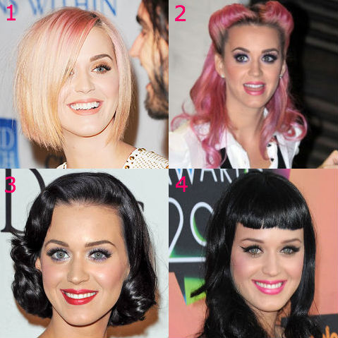 Katy Perry Hairstyles: Vote On Your Favorite Katy Perry Hairstyle!