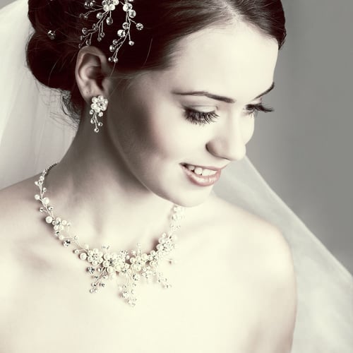 sparkling bridal hair accessories