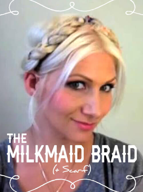 milkmaid braid tutorial