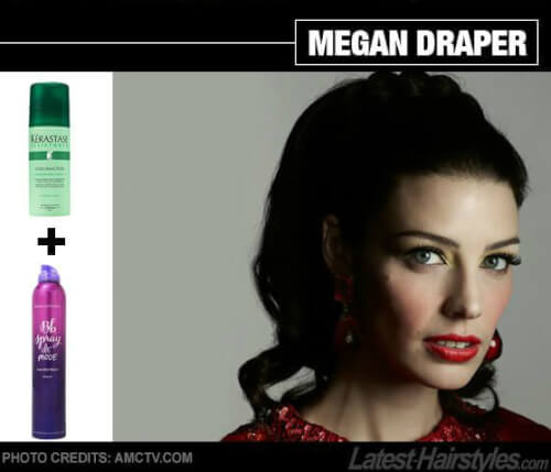 Megan Draper Mad Men hairstyle tutorial