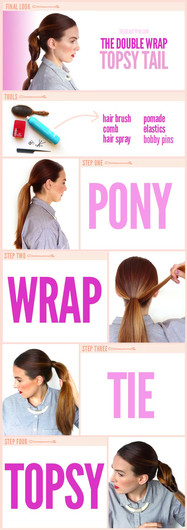 The Double Wrap Topsy Tail Tutorial