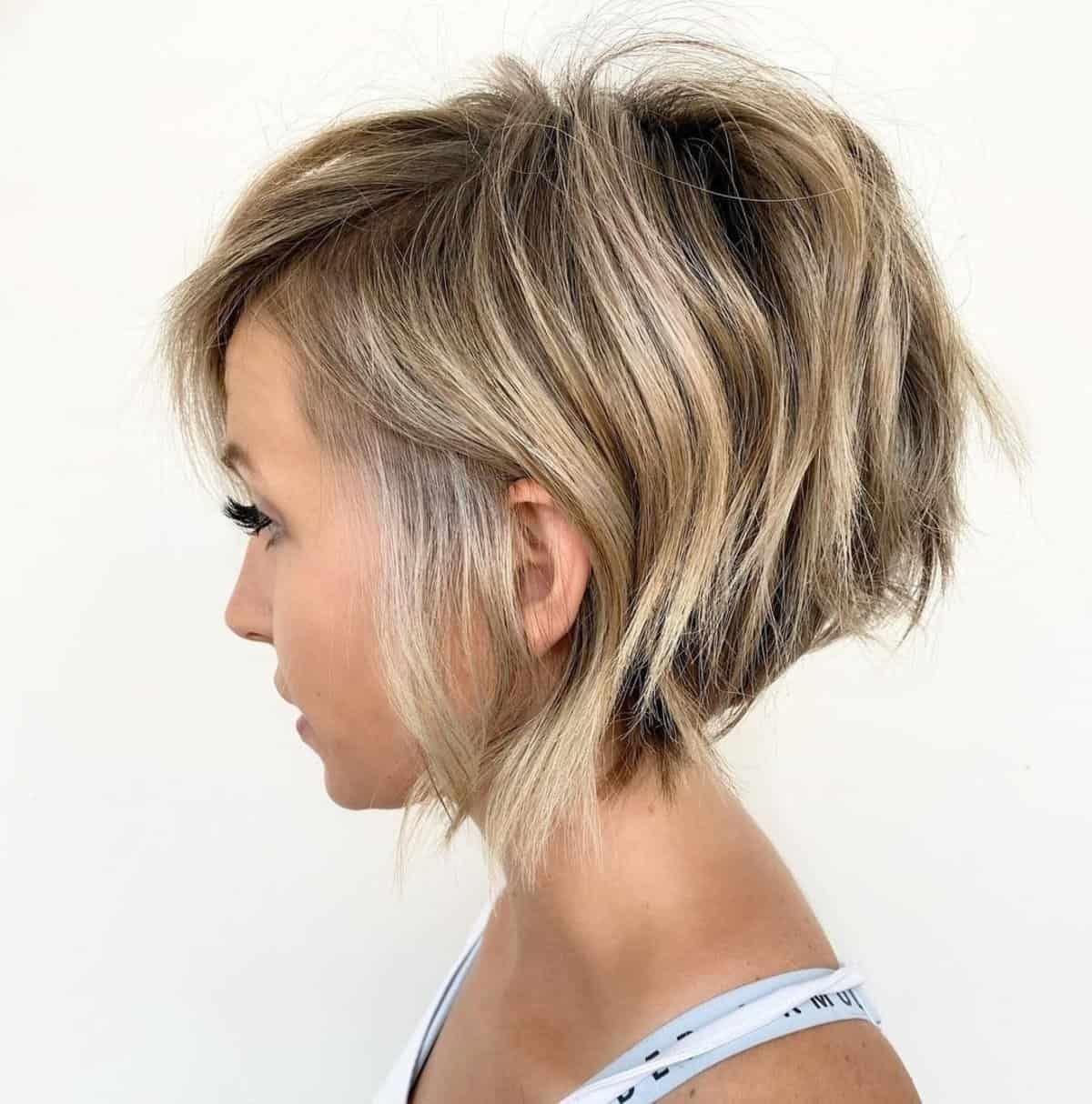 Manageable Layered A-Line Bob