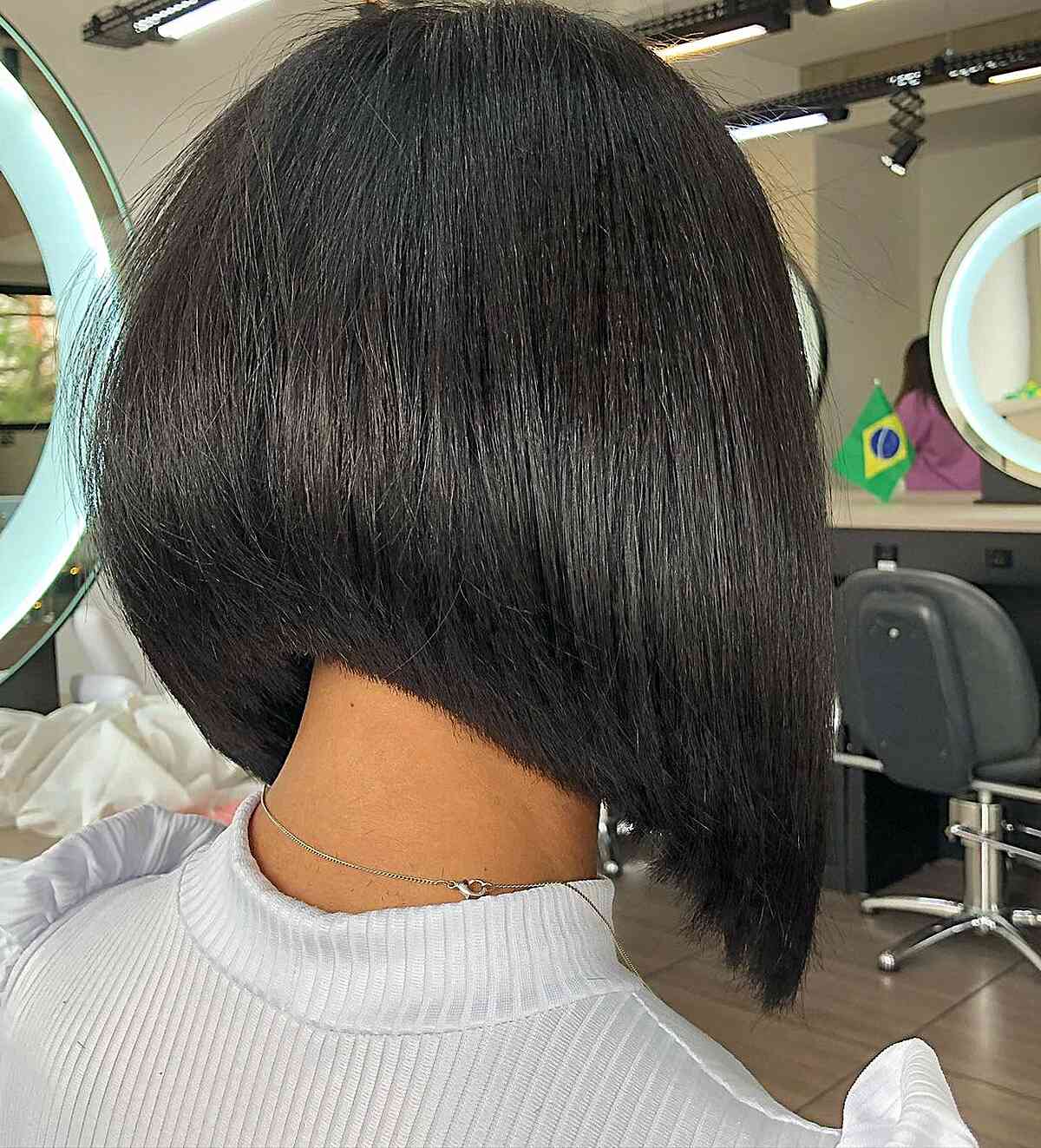 A-Line Bob for Straight Thick Hairstyle