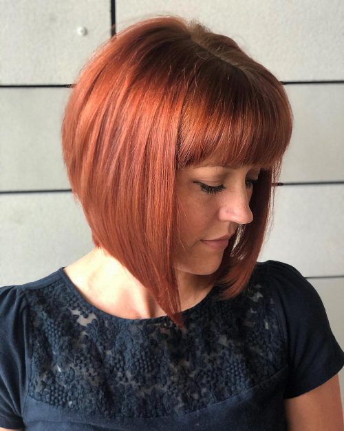 A-Line Bob with Short Layers for Thin Hair