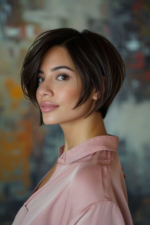 25 Prettiest Ways to Get a Pixie Bob with a Side Part