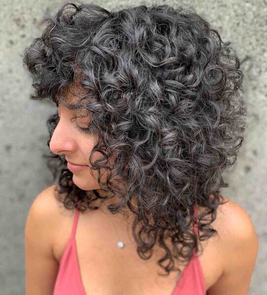 21 Trendiest Curly, Shaggy Lob Haircuts for Curly-Haired Women