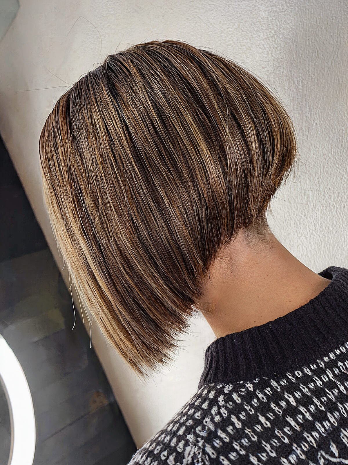 Short A-Line Haircut With Undercut