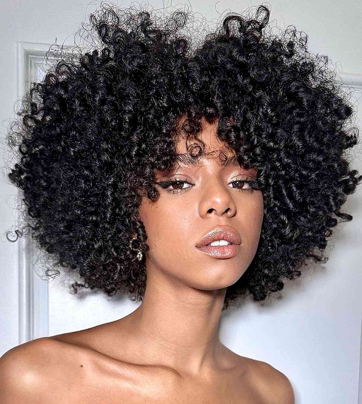 African-American Bouncy Touchable Curls