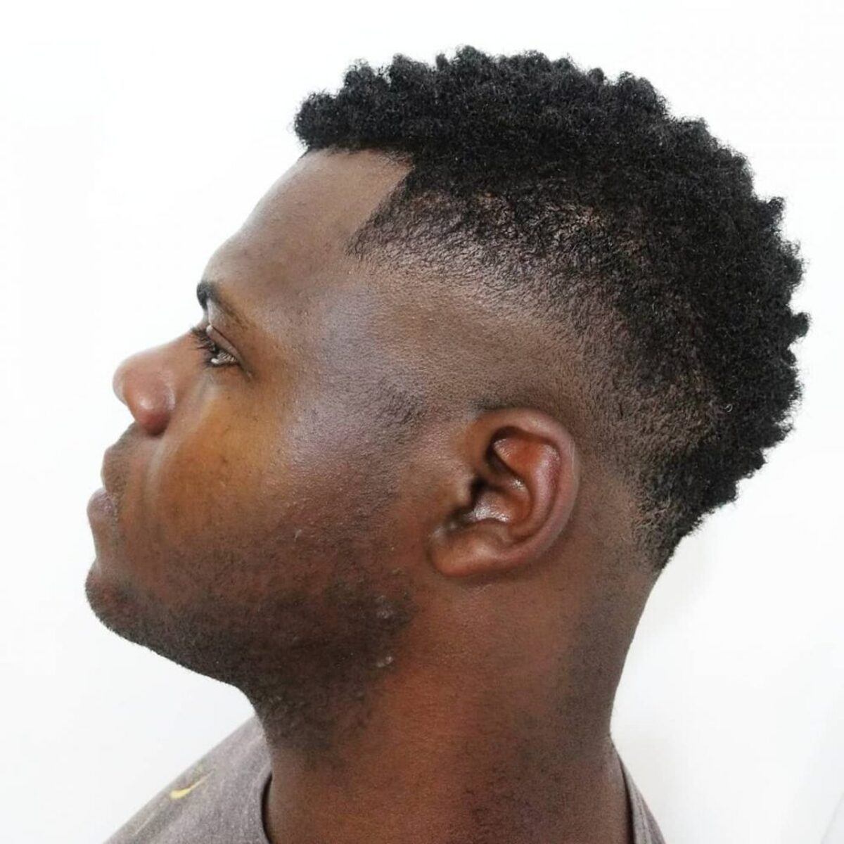 Mohawk Fade on an Afro Haircut