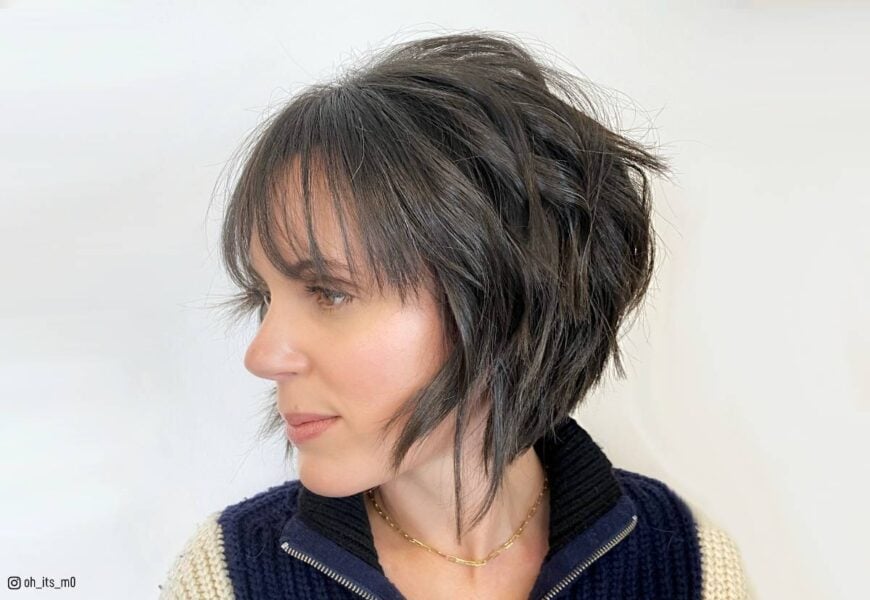 26 Best A Line Bob With Bangs For A Modish Look 4773