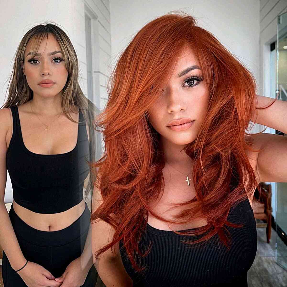 Amazing Copper Red Hair Makeover