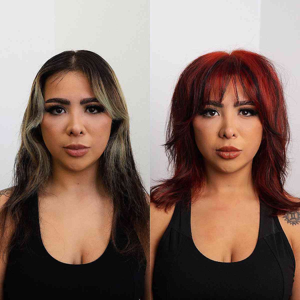 Amazing Red Hair with See-Through Bangs