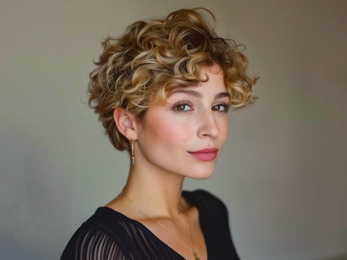 Amazing short curly hairstyles