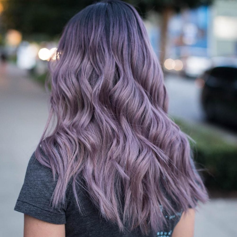 Light Purple Ash Hair color #haircolor #tiktokfinds #fyp #purplehair |  TikTok