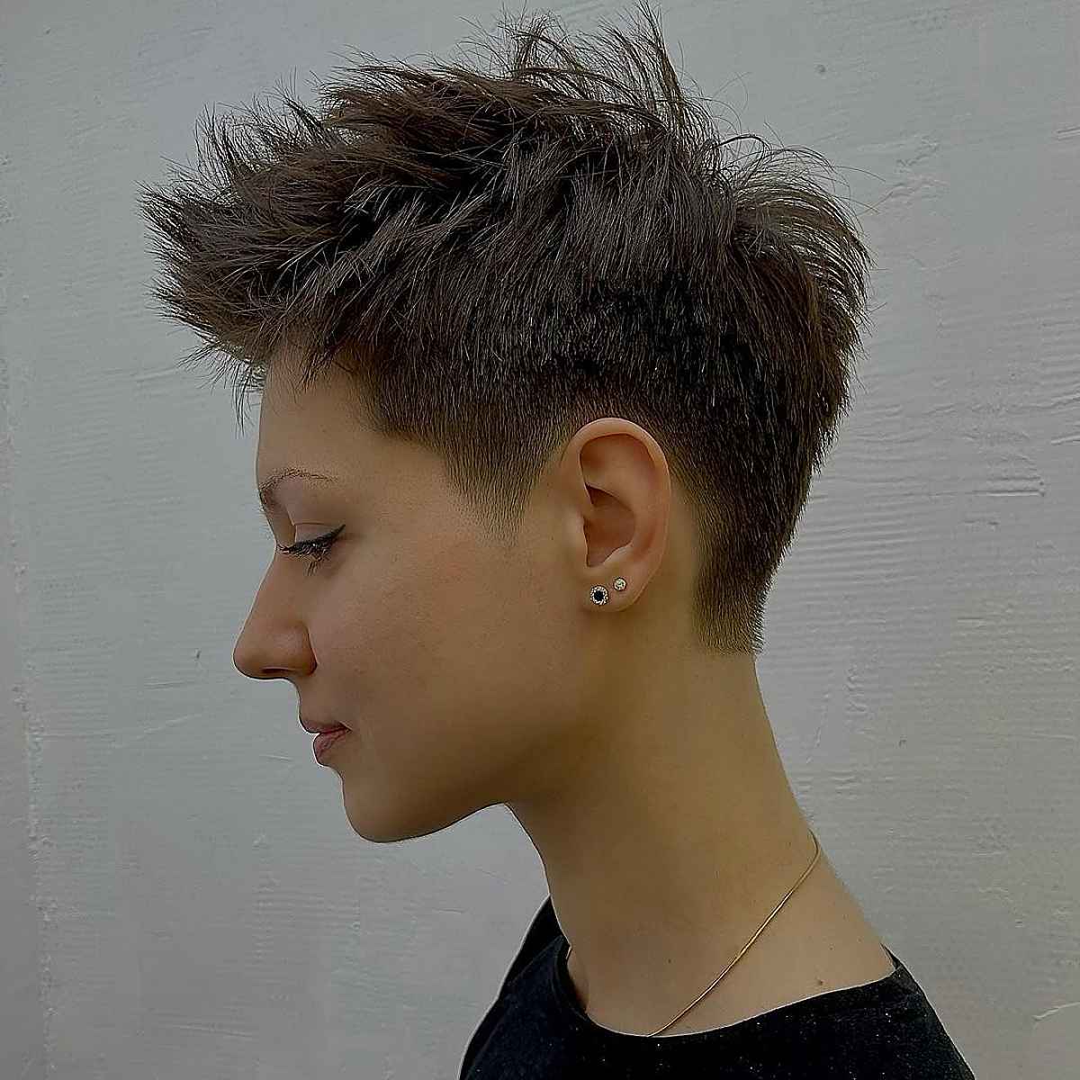 Androgynous Pixie with Textured Ends