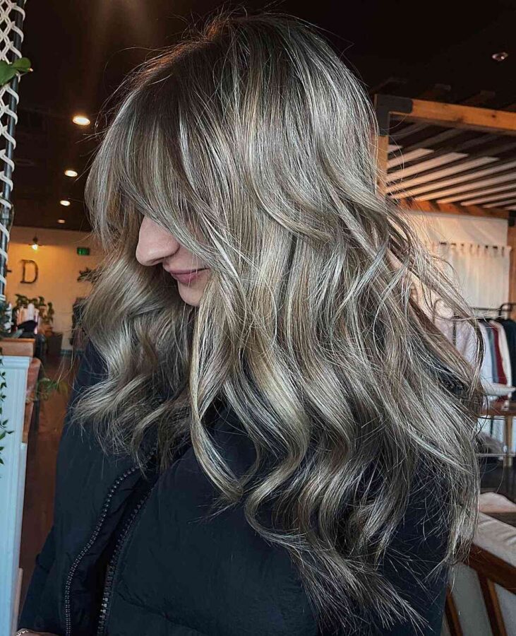 Balayage with Bangs 25 Coolest Ways to Get HandPainted Hair Colors