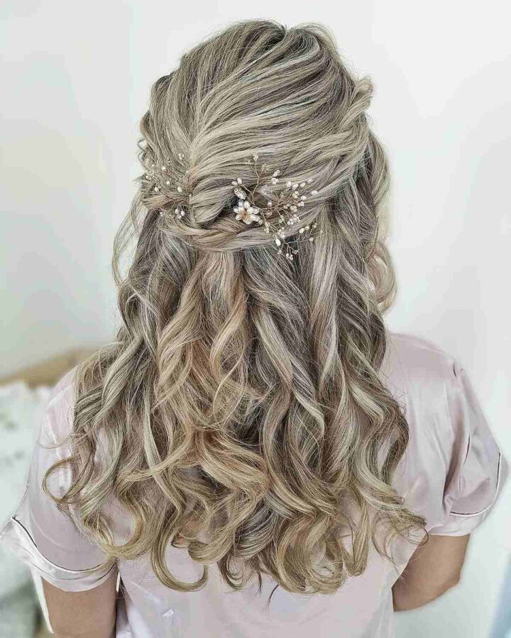 30 Prettiest Half Up Half Down Prom Hairstyles for 2022